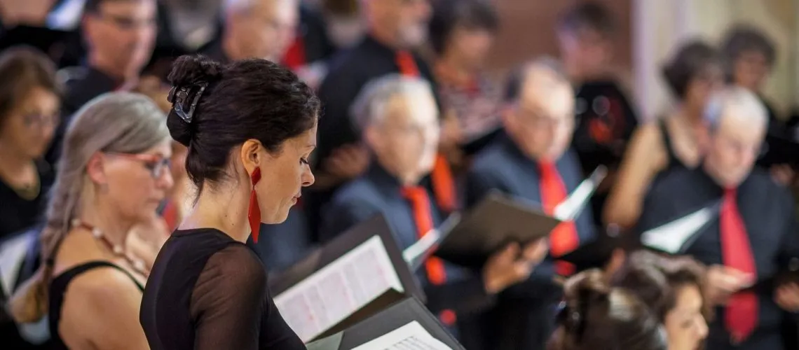 Choristes d’Opus 13 en concert, côté sopranes